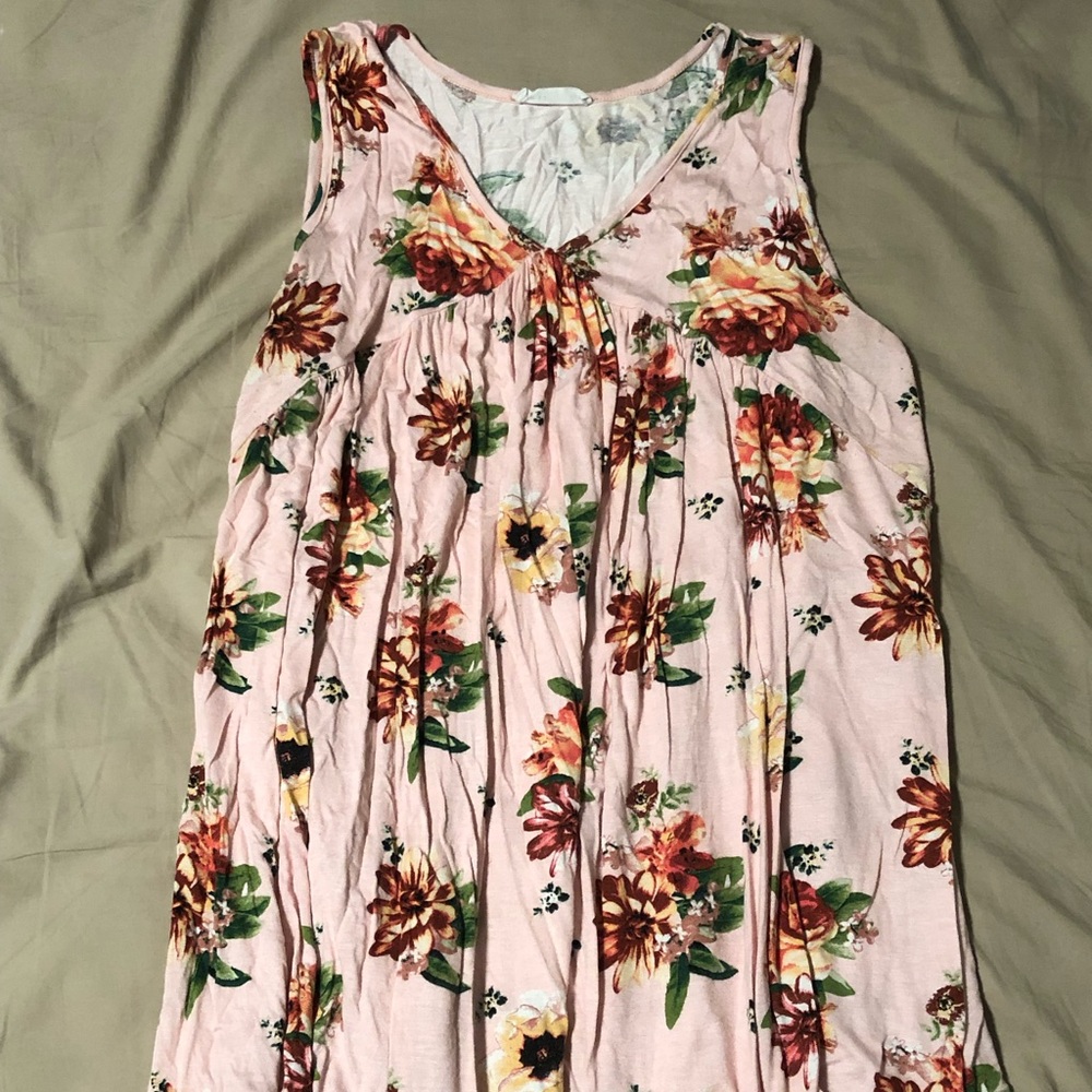 Boutique floral tank top